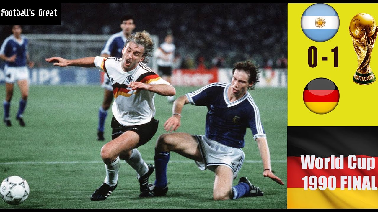 World Cup 1990 Final. Argentina vs West Germany (Highlights)