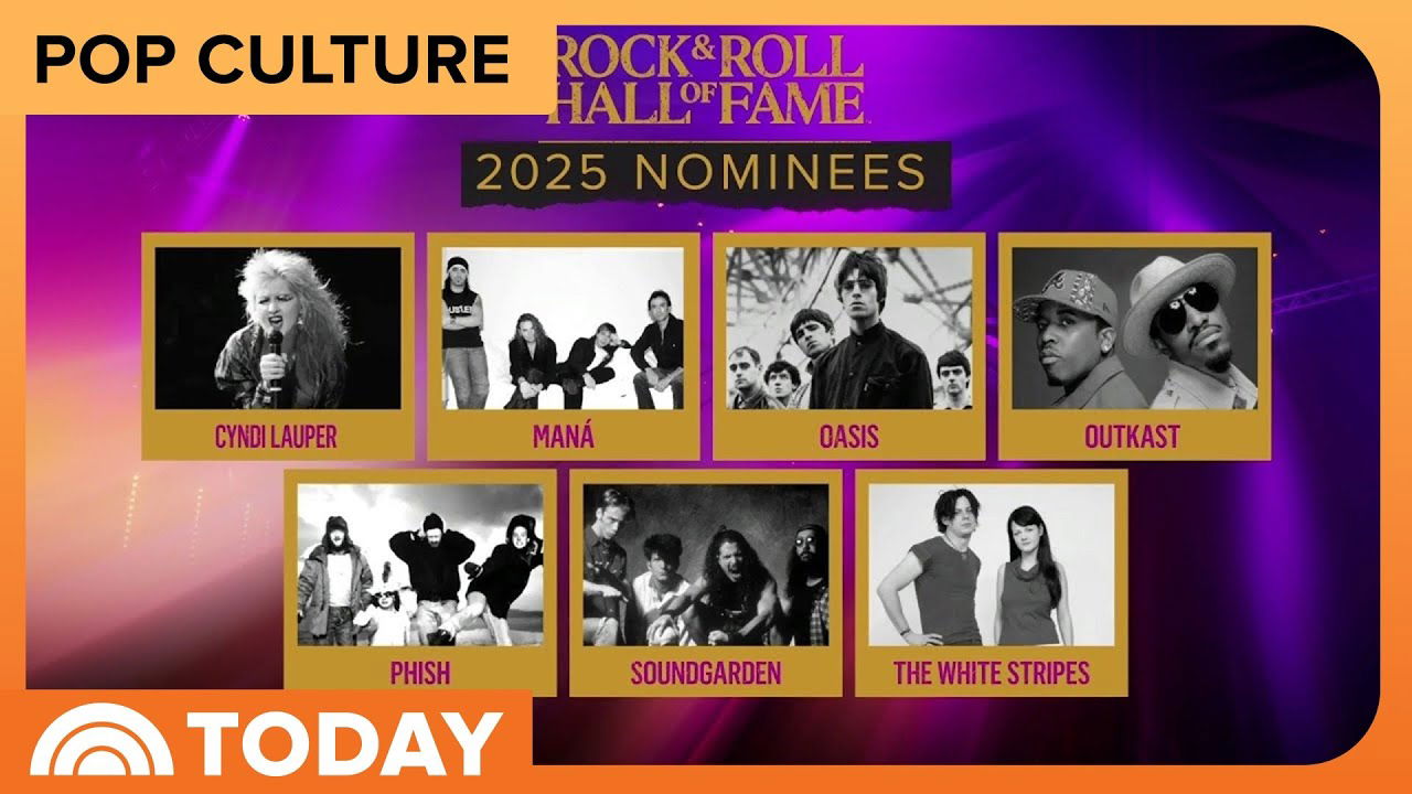 2025 Rock and Roll Hall of Fame nominees revealed: See the list!