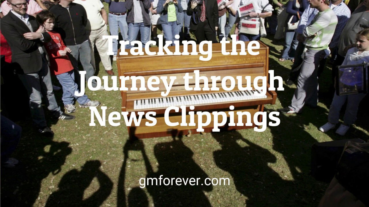 George Michael and John Lennon’s Imagine Piano: Tracking the Journey through News Clippings