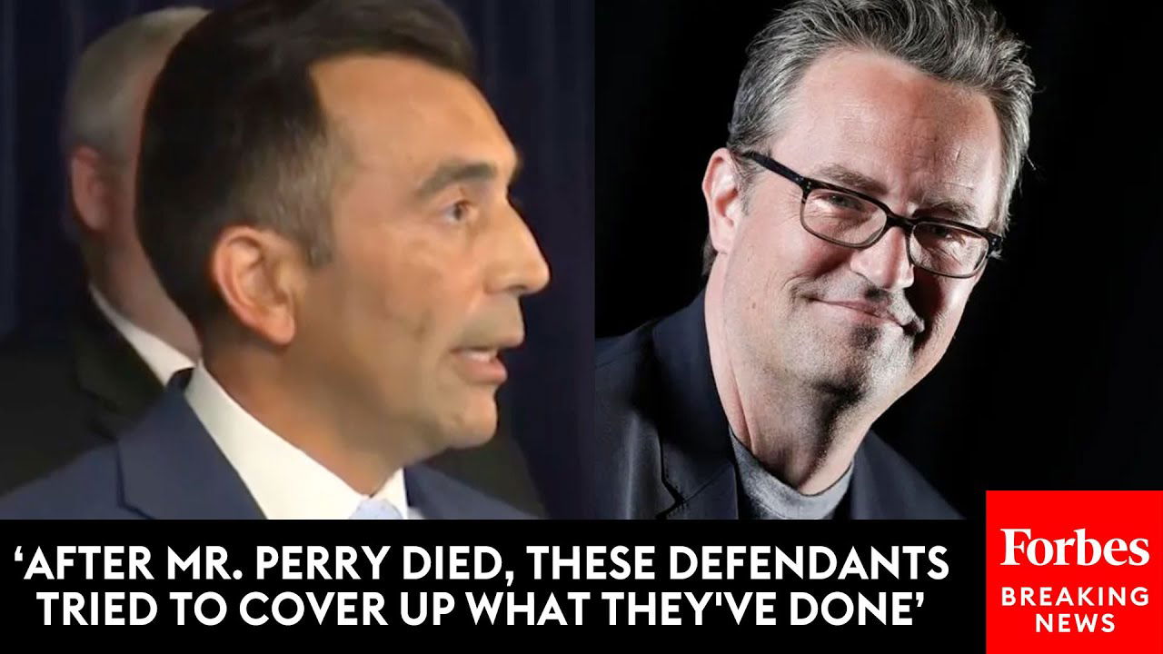 WATCH: U.S. Attorney Names Defendants Charged In Connection With Matthew Perry's Death