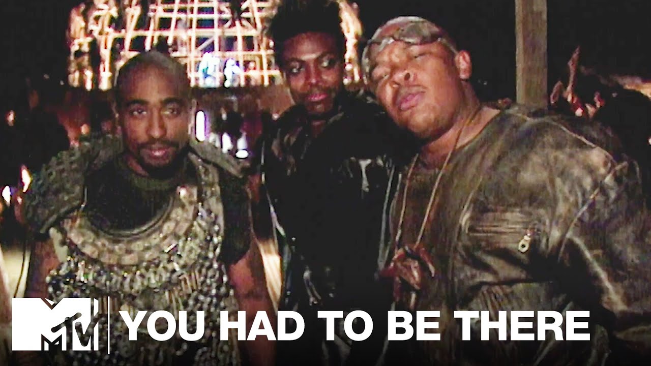 On the Set of 'California Love' w/ Tupac, Dr. Dre & Chris Tucker (1995) | You Had To Be There